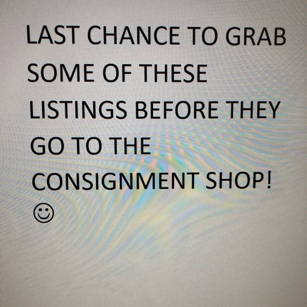 Last chance items !!